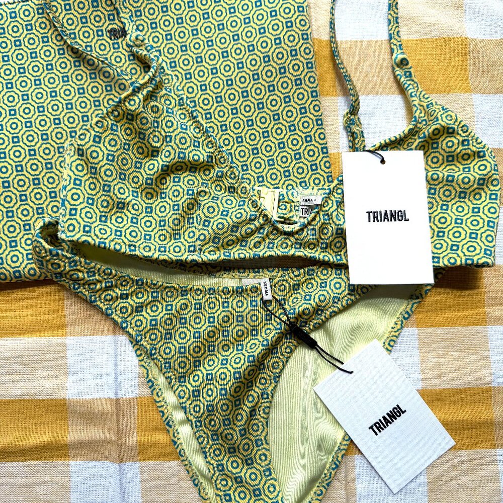 Triangl MAIA - DISE Scoop Cheeky Bikini Set (S+ Top and XS Bottoms, New w/Tags)